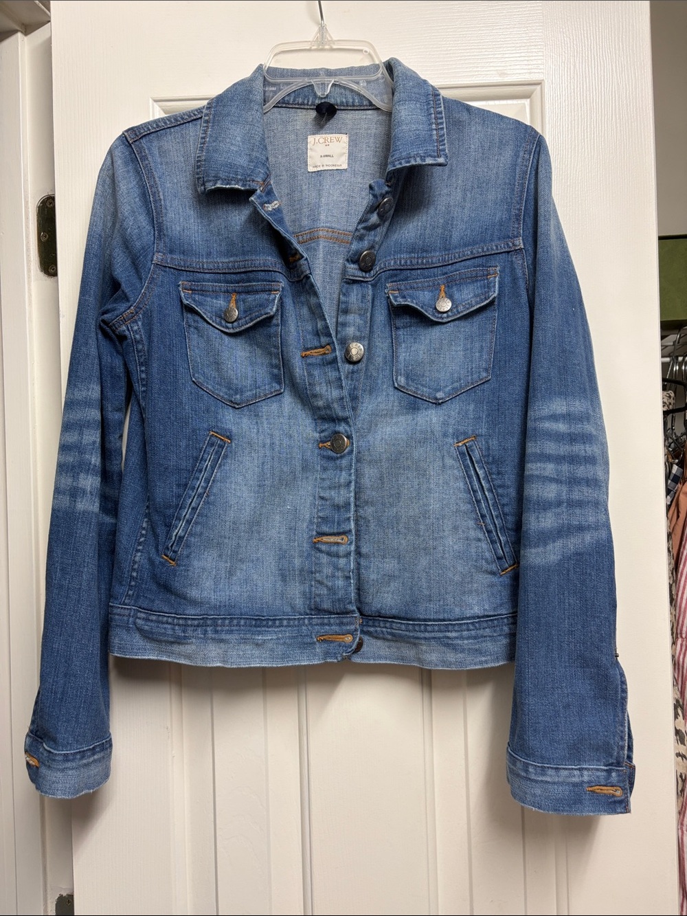 J. Crew Blue Denim Trucker Jacket